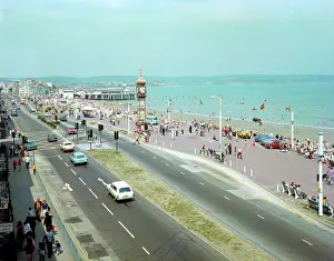 The J Salmon Image Archive: Clock Tower and esplanade, Weymouth