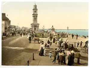 Herne: Clock tower, Herne Bay, England
