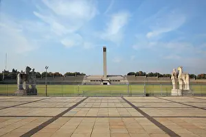 Olympiagelande: Clock tower, Olympiapark Berlin, Berlin, Germany
