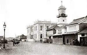 Pump Park Photography: Clock Tower, Yokohama, Japan, 1870s