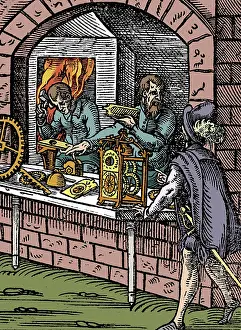 Photo Researchers: Clockmaker, 1568