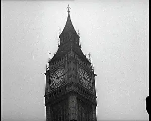 Clocktower: The Clocktower Of Westminster Palace Showing