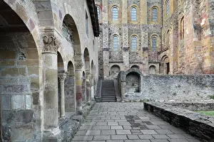 Fides: Cloister, Abbatiale Sainte-Foy, Conques, Midi-Pyrenees