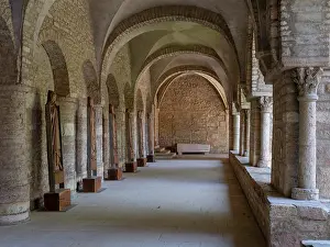 Odour: Cloister, Abbaye Saint-Philibert, Tournus, Burgundy, France