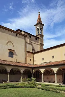 Convento: Cloister, Convent of St Mark, Florence, Tuscany, Italy