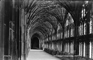 Gloucester: Cloister of Gloucester Cathedral