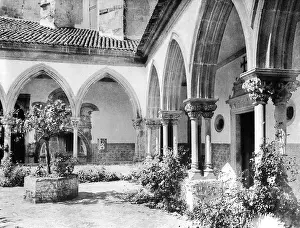 Attachment: Cloistered courtyard, Knights of Christ Castle, Portugal