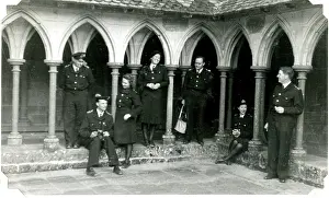 Cloisters of Saint-Michel, Brittany, France, WW2
