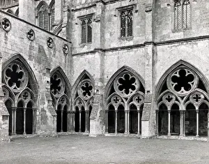 Cloisters: The Cloisters, Salisbury Cathedral, Salisbury, Wiltshire