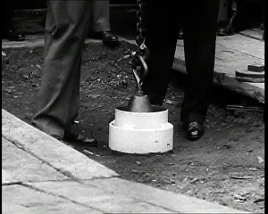 Lowered: Close Up on the Lower Half of Two British Men