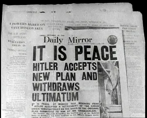 Accepts: Close Up on the Newspaper Headline of the Daily
