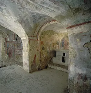 Frosinone: Close-up of the crypt of