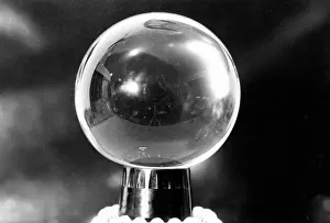 Close-up of a crystal ball