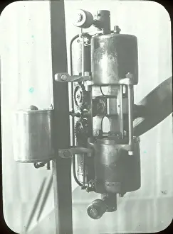 Close-up of Otto-cycle engine