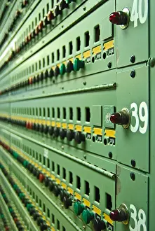 Reactors: Close-up of switches in the control room ?