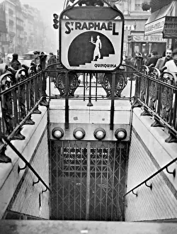Remained: Closed metro station, 1937