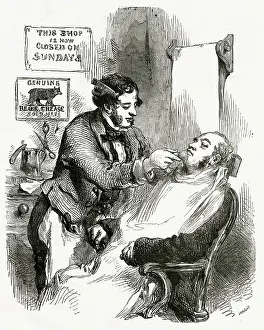 Barbers: Closed on Sundays 1855
