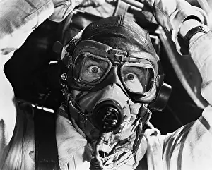 Intensity: Closeup of aviator in mask