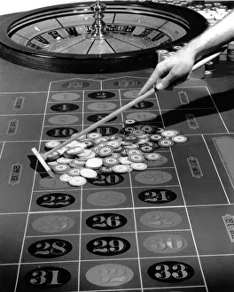 Baccarat: Closeup of a Baccarot Table