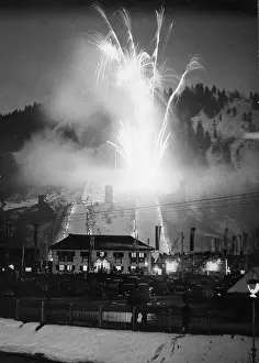 Partenkirc: Closing ceremony of the Olympic games at Garmisch-Partenkirc