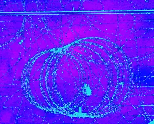 Electron: Cloud Chamber Event, Electron and Positron