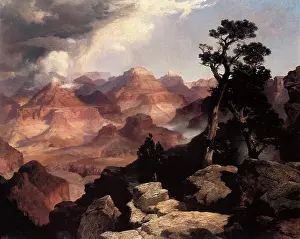 Moran: Clouds in the Canyon