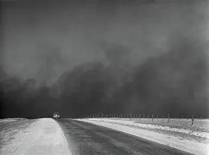 Panhandle: Clouds - dust - dust bowl - natural disaster - Texas