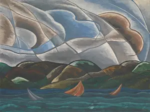 Oil Paint: CLOUDS AND WATER, by Arthur Dove, 1930, American