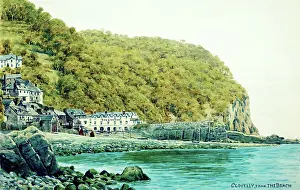 Clovelly: Clovelly, Devon, viewed from the Beach