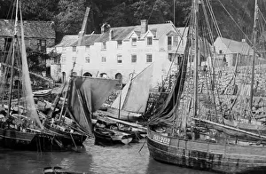 Clovelly: Clovelly Harbour, Devon, Victorian period