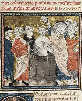Merovingian: CLOVIS I (465-511). Merovingian king of the Franks