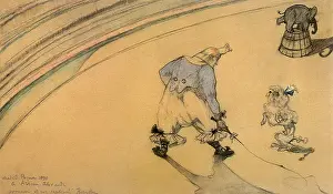 Rehearses: Clown Trainer, by Toulouse-Lautrec