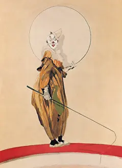 Slight: Clown with Whip and Disc