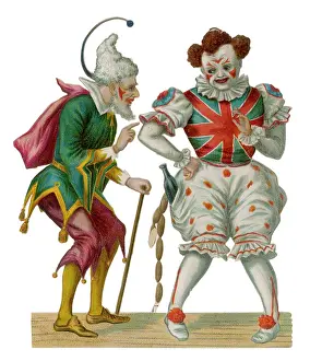 Sausages: Clowns - Victorian Scrap