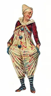 Stripey: Clowns - Victorian Scrap