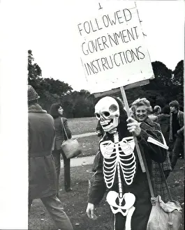 50000: CND demonstration against nuclear weapons, London
