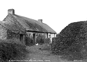 Toome: A Co. Antrim Cottage and Turf Stack, Toome