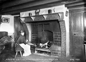 A Co. Antrim Kitchen With Fireplace for Coal and Turf