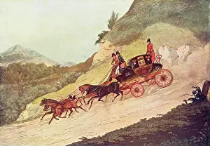 Stagecoaches: Coach Going Down Hill