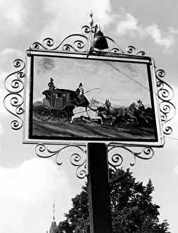 Stevenage: COACH AND HORSES SIGN