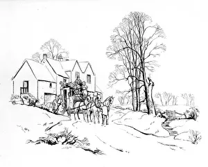 Coaching: Coach Leaving the Inn