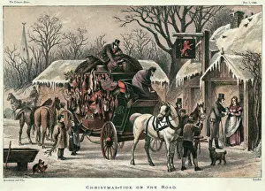 Stagecoaches: Coach at Red Lion 1868