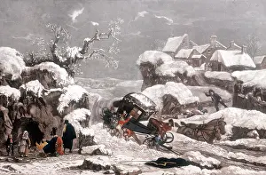 Horse Drawn: Coach in a Snowdrift