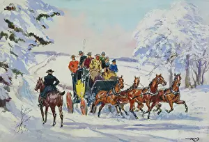 Coaching: Coaching Scene in the Snow