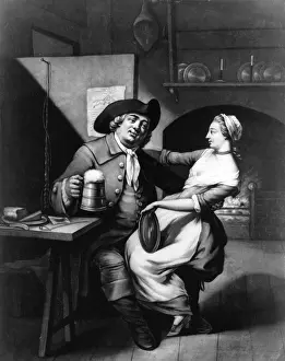 Coachman drinking in a Tavern