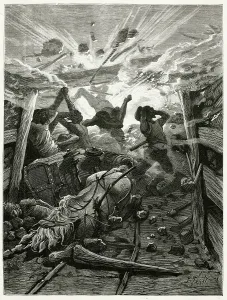 Pits: COAL MINE EXPLOSION 1881