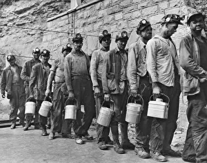 Appalachia: Coal miners checking in at completion of morning