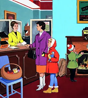 Saleswoman: Coal saleswoman