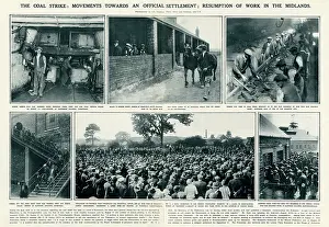 Bolsover: Coal strike: movements towards an official settlement 1926