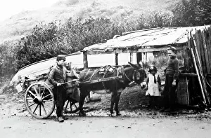 Runswick: Coalman (boy) at Runswick Bay